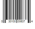 Barcode Image for UPC code 030100006374