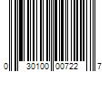 Barcode Image for UPC code 030100007227