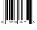 Barcode Image for UPC code 030100007715