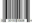 Barcode Image for UPC code 030100008354