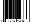 Barcode Image for UPC code 030100008637