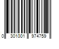 Barcode Image for UPC code 0301001974759