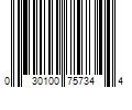 Barcode Image for UPC code 030100757344