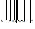 Barcode Image for UPC code 030115000077