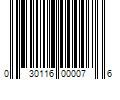 Barcode Image for UPC code 030116000076