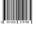 Barcode Image for UPC code 0301202219185