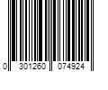 Barcode Image for UPC code 0301260074924