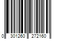 Barcode Image for UPC code 0301260272160