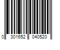 Barcode Image for UPC code 0301652040520