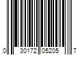 Barcode Image for UPC code 030172052057