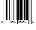 Barcode Image for UPC code 030192018156