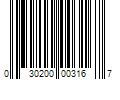 Barcode Image for UPC code 030200003167