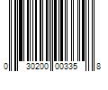 Barcode Image for UPC code 030200003358