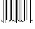 Barcode Image for UPC code 030200003457