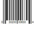 Barcode Image for UPC code 030200006304