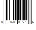 Barcode Image for UPC code 030200007776