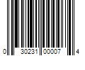 Barcode Image for UPC code 030231000074