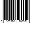 Barcode Image for UPC code 0302990260021