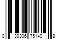 Barcode Image for UPC code 030306751498