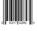 Barcode Image for UPC code 030317028534