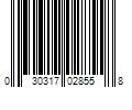 Barcode Image for UPC code 030317028558