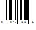 Barcode Image for UPC code 030317498986