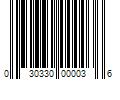 Barcode Image for UPC code 030330000036