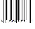 Barcode Image for UPC code 030400219221