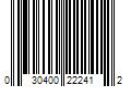 Barcode Image for UPC code 030400222412