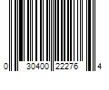 Barcode Image for UPC code 030400222764