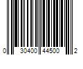 Barcode Image for UPC code 030400445002