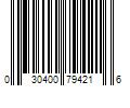 Barcode Image for UPC code 030400794216