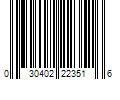 Barcode Image for UPC code 030402223516