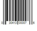 Barcode Image for UPC code 030413000076. Product Name: 