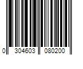 Barcode Image for UPC code 03046030802044