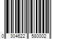 Barcode Image for UPC code 03046225800022