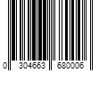 Barcode Image for UPC code 03046636800062