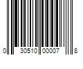 Barcode Image for UPC code 030510000078