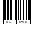 Barcode Image for UPC code 0305210043602