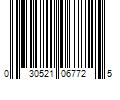 Barcode Image for UPC code 030521067725