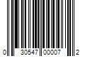 Barcode Image for UPC code 030547000072