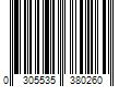 Barcode Image for UPC code 0305535380260