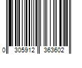 Barcode Image for UPC code 0305912363602