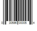 Barcode Image for UPC code 030596000054