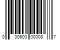 Barcode Image for UPC code 030600000087