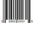 Barcode Image for UPC code 030600000315