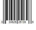 Barcode Image for UPC code 030625251396