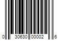 Barcode Image for UPC code 030630000026