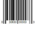 Barcode Image for UPC code 030630000033