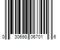 Barcode Image for UPC code 030698067016